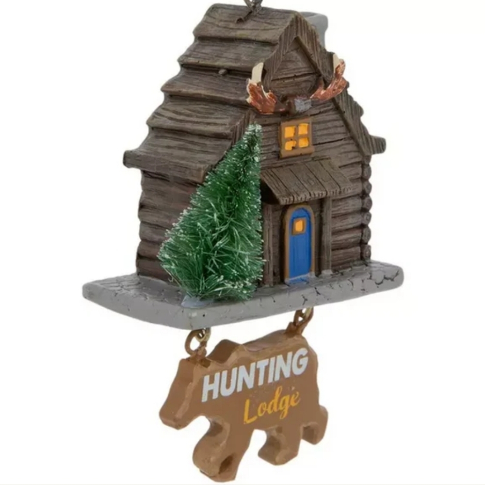 Hunting Lodge Christmas Ornament